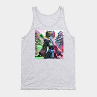 Samurai Archer Girl Tank Top